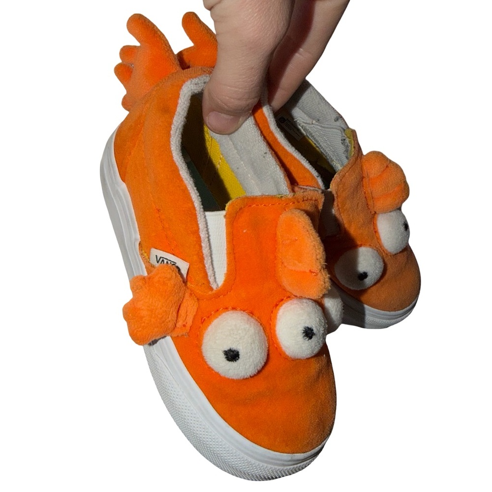 Vans The Simpsons x Fish Slip-On Toddler shoes “Blinky' colorway. Toddler 6.5